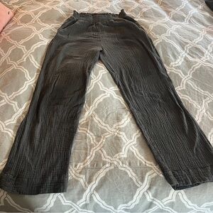 Faherty Charcoal Grey Gauze Pants